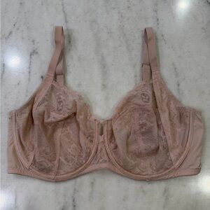 Natori Lace Underwire Bra in Dusty Rose